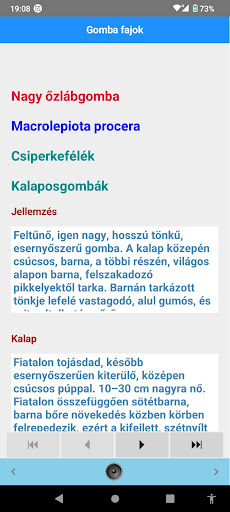 Gomba fajok Screen 3