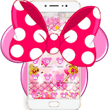 Pink Minny Bowknot Theme icon