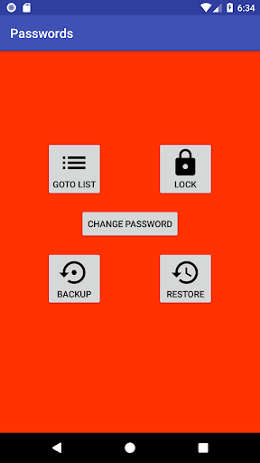 Passwords Screen 2