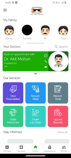 Android application Panchsheel Clinic screenshort