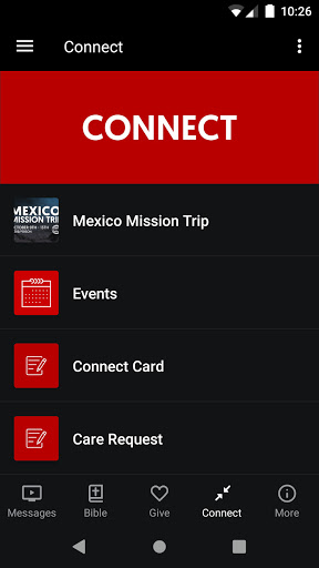 Screenshot of My Centerpoint Church