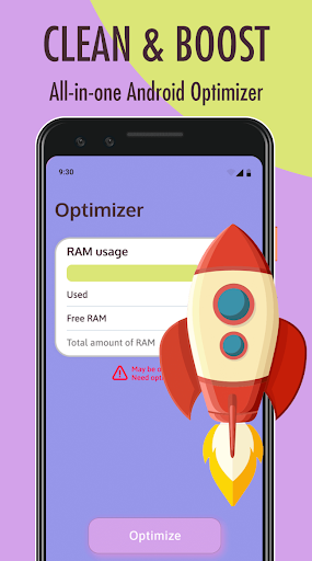 Android application Cleaning Master Lite screenshort
