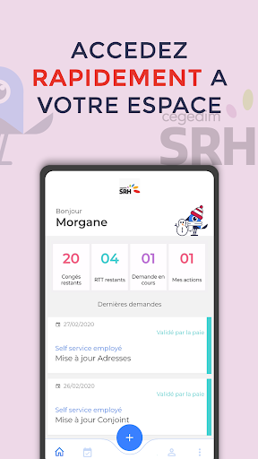 Android application MyTeamsRH screenshort