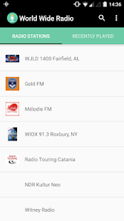 World Wide Radio Screenshot