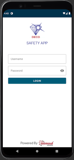 Android application DECO Safety App screenshort
