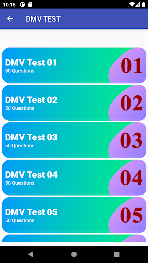 Minnesota Driving Test Screen 2