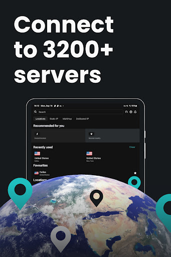 Screenshot of Surfshark: Secure VPN service