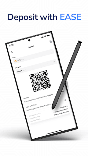 DIFX Exchange : Buy Crypto Screen 3