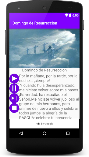 Android application Domingo de Resurreccion screenshort