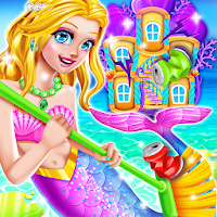 Mermaid Princess House Cleaning - Tidy Up Games