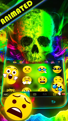 Smoke Skull Keyboard Illusion Screen 3
