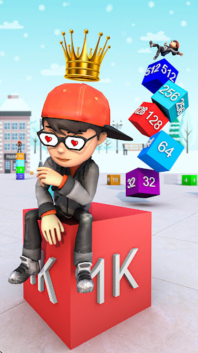 Cube Mania 2048 - Merge Number Screen 3