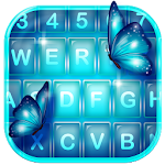 Cover Image of 下载 Neon Butterfly Keyboard Themes 1.0 APK