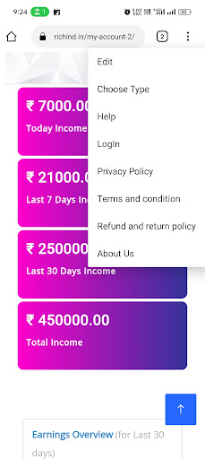 Android application Fake dashboard maker screenshort