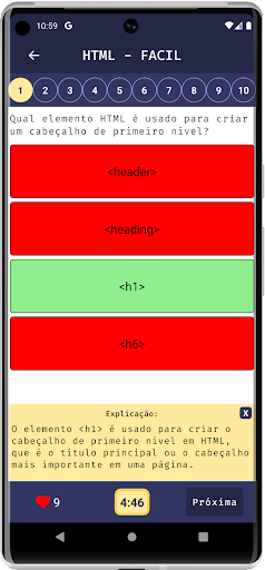 Code Quiz Screen 3