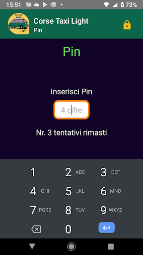 Android application Corse Taxi Light screenshort