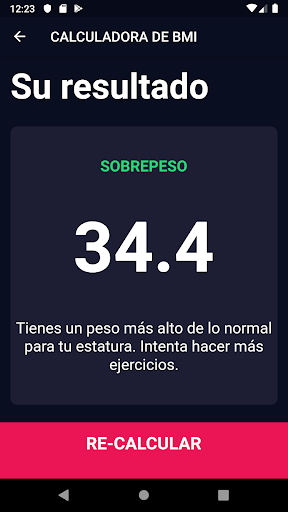 Calculadora de IMC Screenshot 4 - AppWisp.com