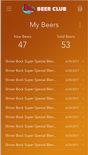B&Js Beer Club Screen 2