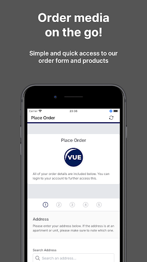 Android application VUE Real Estate Marketing screenshort