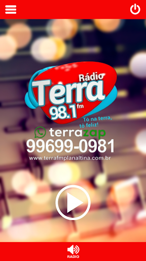 Radio Terra FM 98.1 Planaltina Screen 2