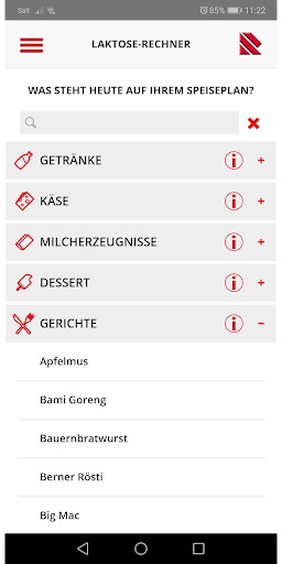 Lakto-App Screen 2