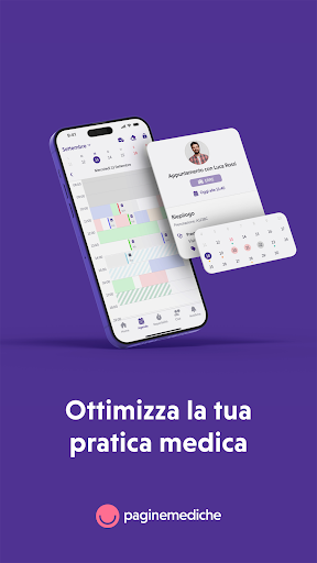 Android application Paginemediche AppMedico screenshort