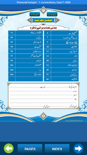 Madani Nisab Braye Nazira Screen 2
