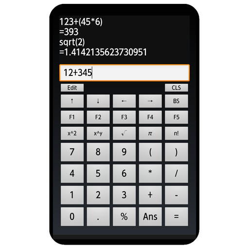 FnCalc ボタンに式の割り当てが可能な履歴付き電卓 1.1 Icon
