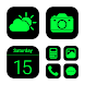 Wow Green Black - Icon Pack