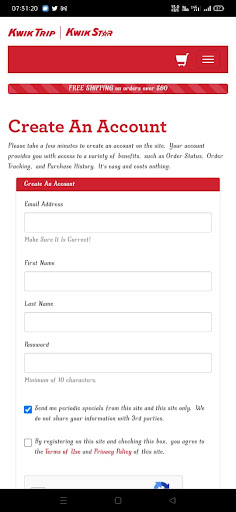 KwikTrip Merch Screen 3