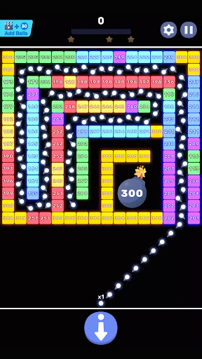 Android application Glow Bricks Ball Crusher screenshort
