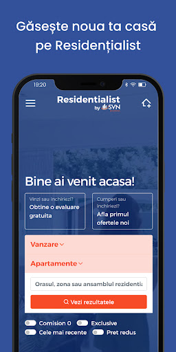 Android application Imobiliare Residentialist screenshort
