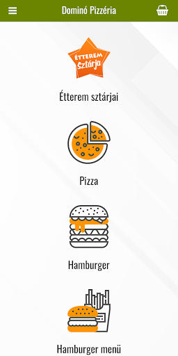 Android application Domino Pizzéria screenshort