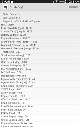 Android application Fox Marine screenshort