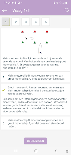 Demo Klein Vaarbewijs 1 Screen 3
