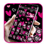 Lovely Pink Heart Theme icon
