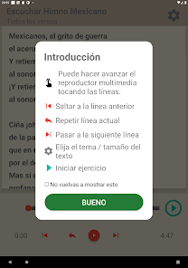Screenshot 16 Himno México Memorizar Escucha android