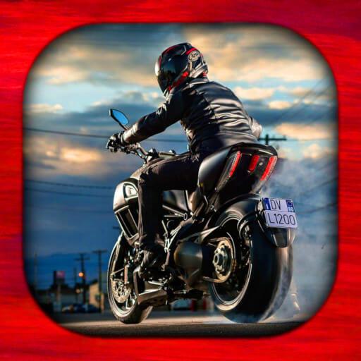 Motorbike Wallpaper Live HD/3D logo