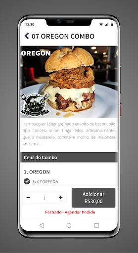 M.P Burguer Screen 2