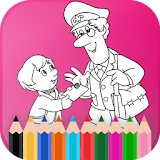 Coloring Game for PostmanPetty icon