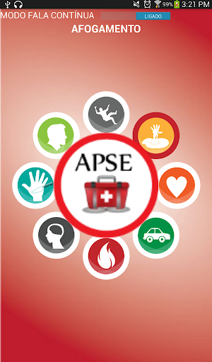Android application APSE - Tablet screenshort