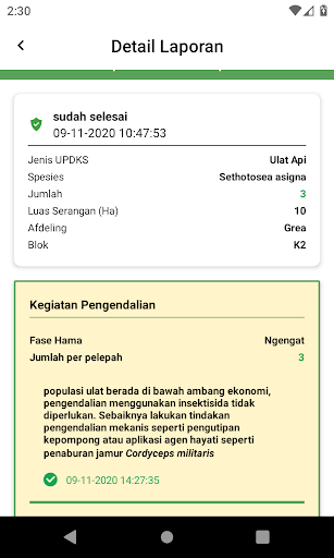 Monitoring HPT Sawit PT KHI