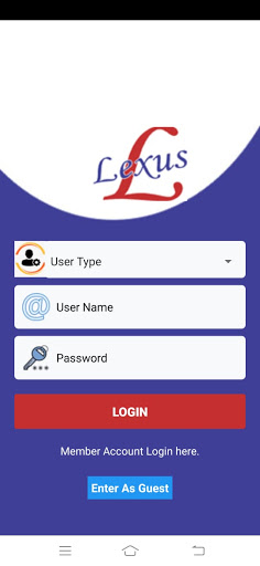Android application Lexus screenshort
