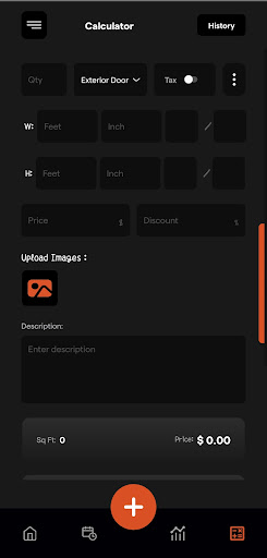 DoorCalc Screen 3