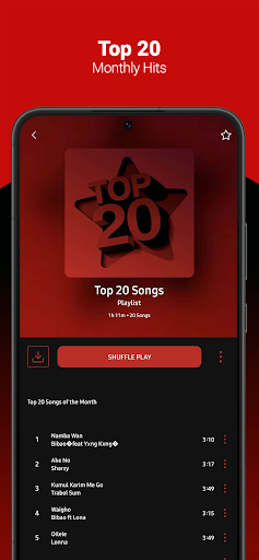 mJams Music Screen 3