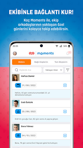 Koç Moments Screen 2