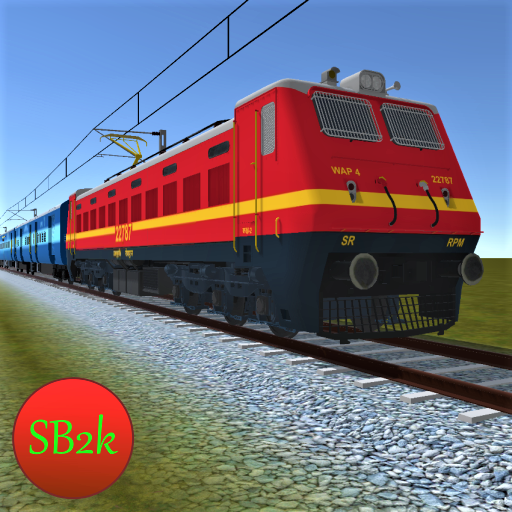 Indian Train Crossing 3D logo