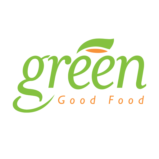 Green good food logo