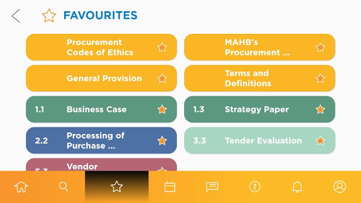 MA Group Procurement Screen 2