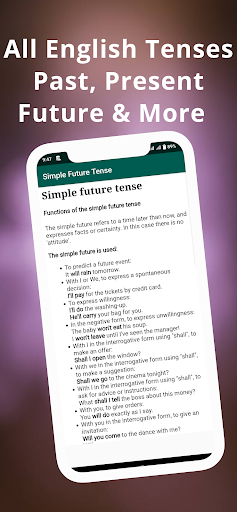 Learn English Grammar Rules Screen 2